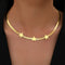 Elegant gold star necklace