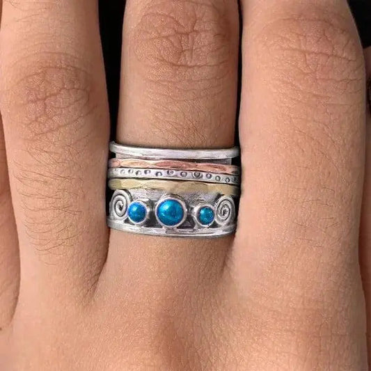 Bohemian-Saphir-Meditationsring