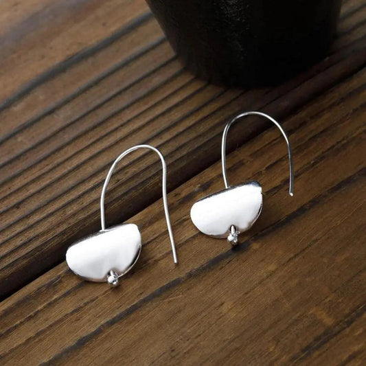 Boho earrings in silver
