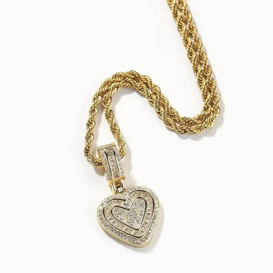Wisiorek Golden Heart Luxe